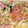 Tagliatelles au saumon - Le Caf� 9 - Decines